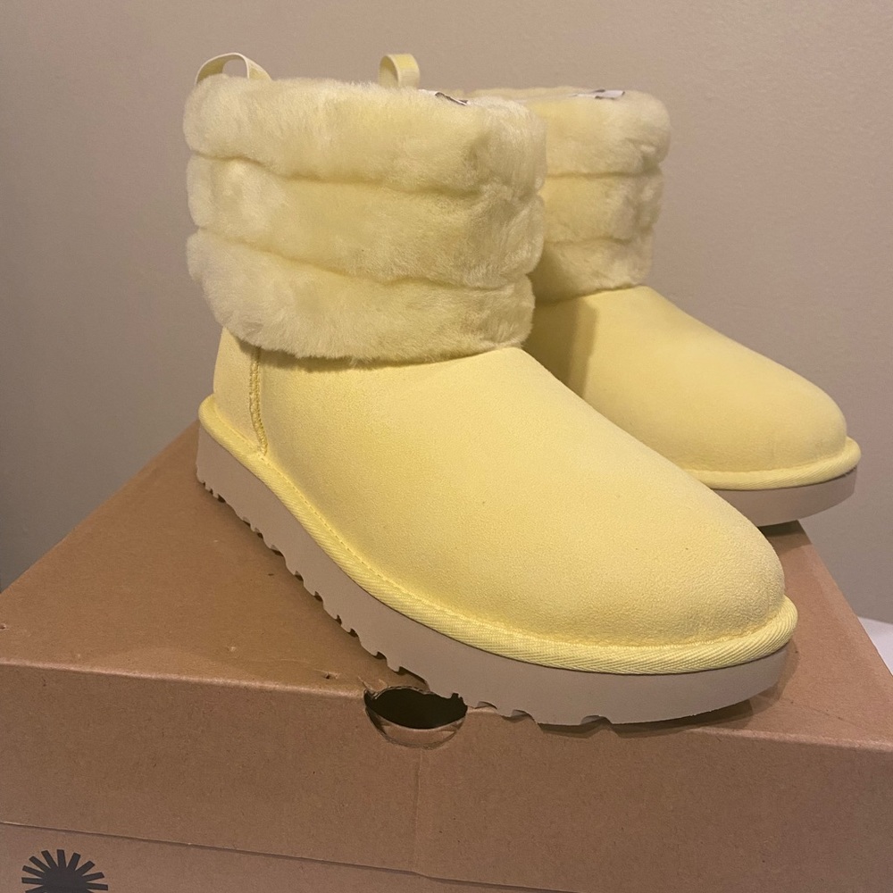 Ugg Fluff Quilted Boots